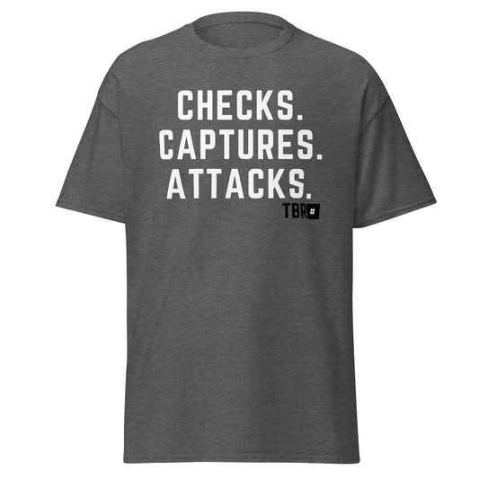 Checks Captures Attacks Tee